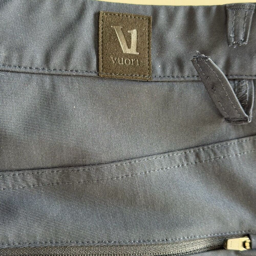 Vuori Meta Athletic Pant Travel Performance Chino Navy Blue Men's 34x30 READ! - Picture 6 of 7